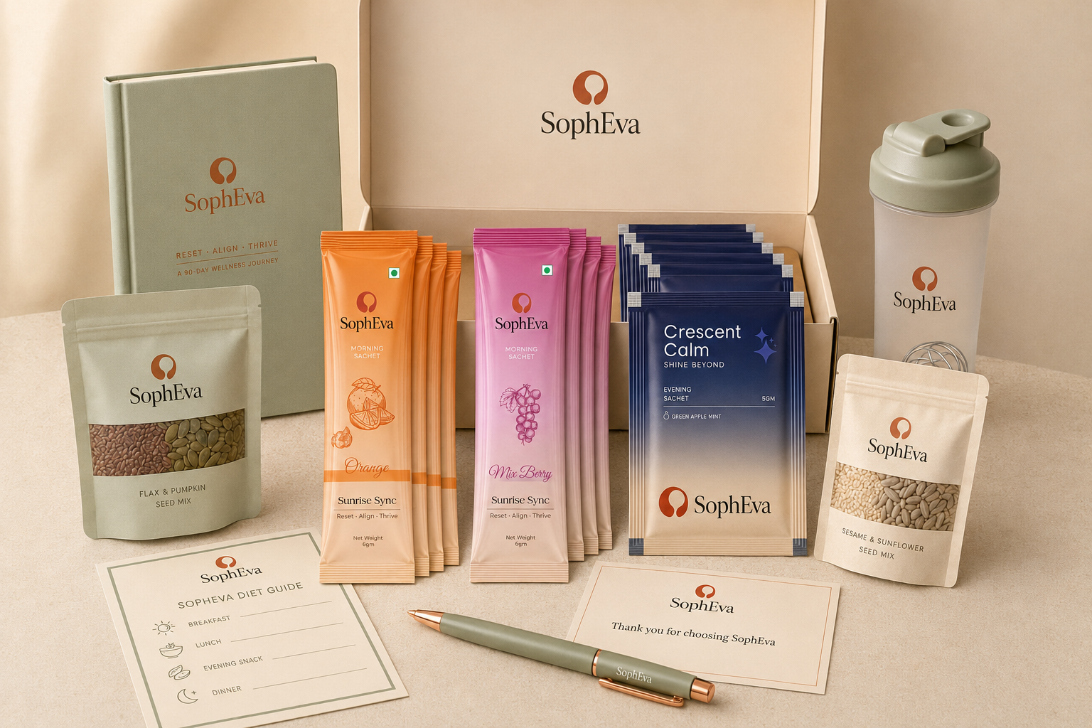 The SophEva 90-Day Daily Ritual Kit